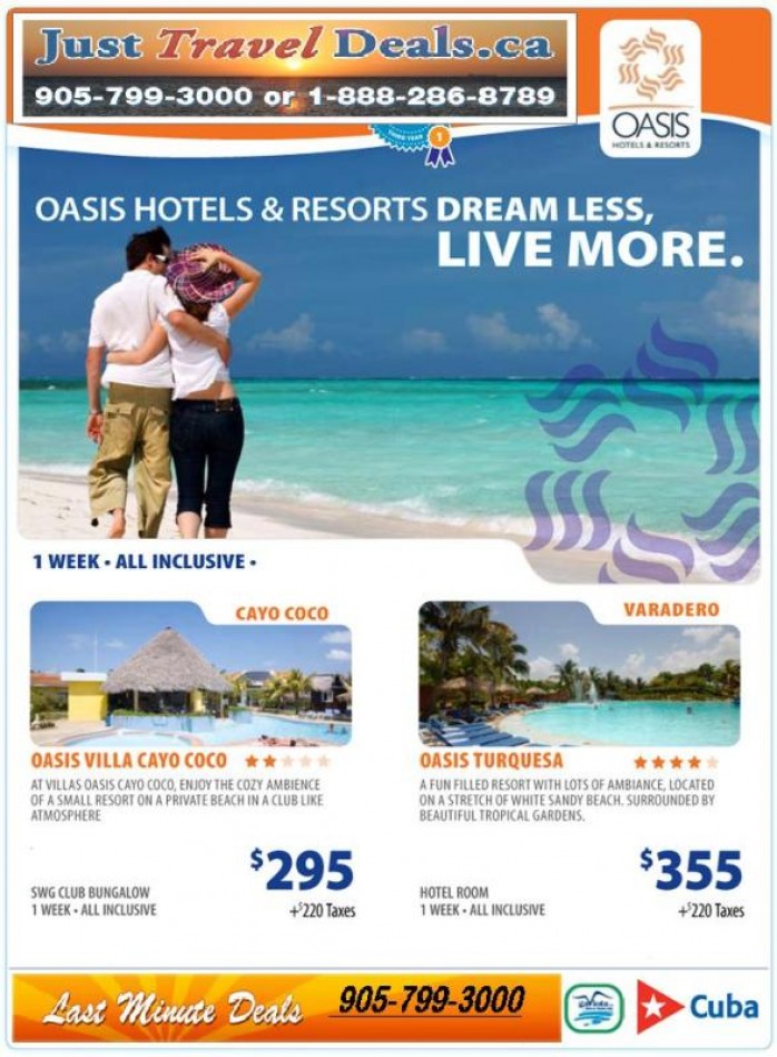 resorts in cuba. Oasis Cuba Resorts|Oasis Cuba